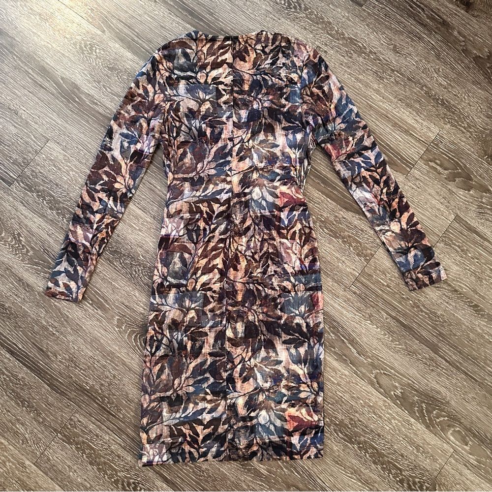 Peruvian Connection faux wrap shadow vine dress - Picture 7 of 9